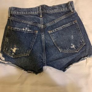 agolde jaden high rise shorts
